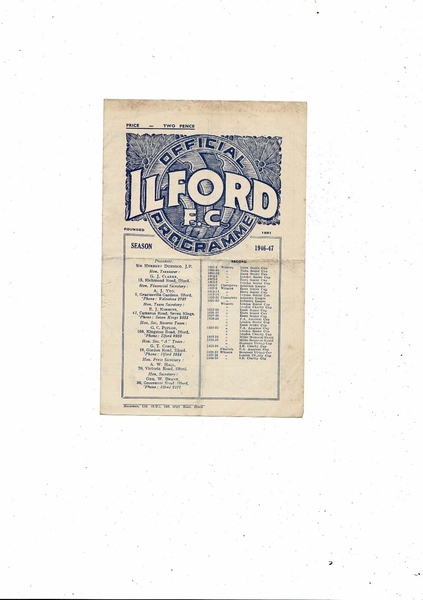 Many more Football Programmes listed today