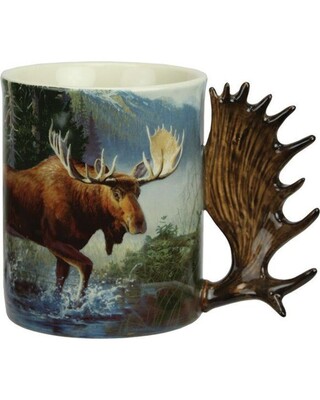Moose Scene 3D 15oz Mug