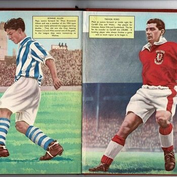 The Big Football Book (hardback book) 1950's