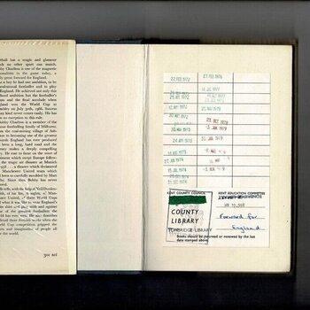 Bobby Charlton Forward for England by Pelham Books (hardback book) 1968