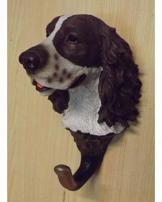 Liver/ White Springer Spaniel Hang Up