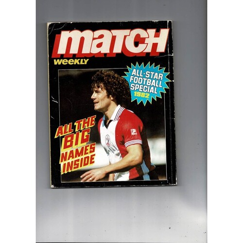 Match Weekly All-Star Football Special 1982 by Match Weekly (paperback book) 1982