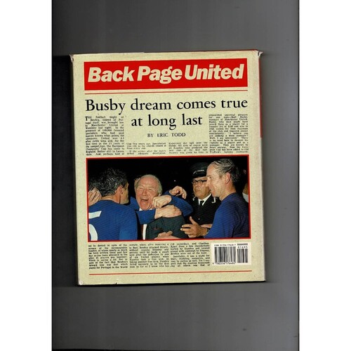 Back Page United by Stephen F Kelly (hardback book) 1990