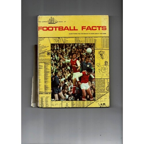The clipper book of Football facts by Clipper Publishing (hardback book) 1970
