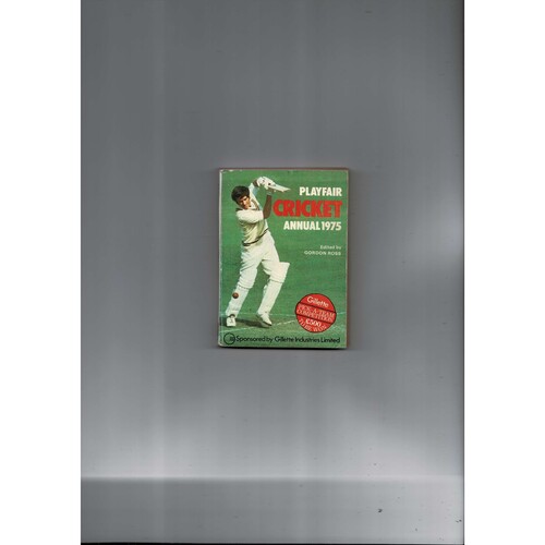1975 Playfair Cricket Annual