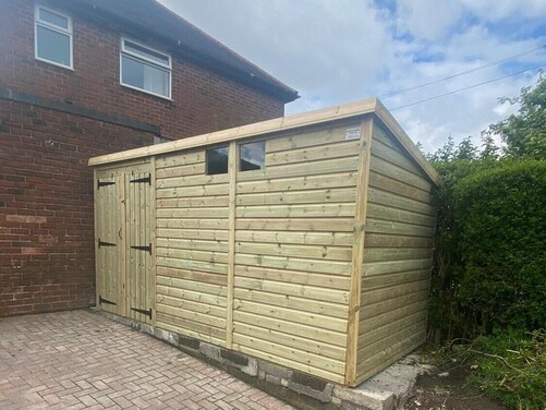 #P054 14x6 Pent Shed