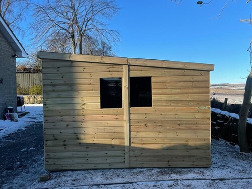 #P059 14x10 Pent Shed