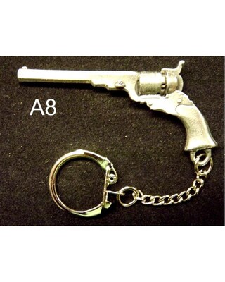 English Pewter Miniature Gun/ Rifle Key Rings