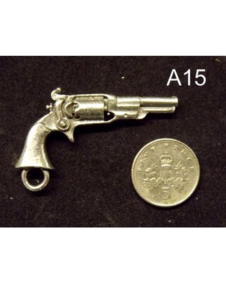 English Pewter Miniature Gun/ Rifle Key Rings