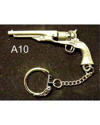English Pewter Miniature Gun/ Rifle Key Rings