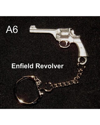 English Pewter Miniature Gun/ Rifle Key Rings