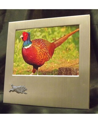 Small image frame with small pewter Embellishment.