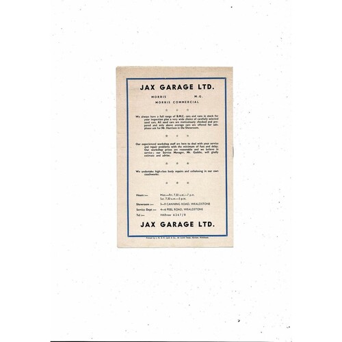 1966/67 Wealdstone v Tooting & Mitcham Isthmian League Football Programme