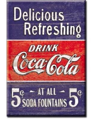Delicious Coke Fridge Magnet