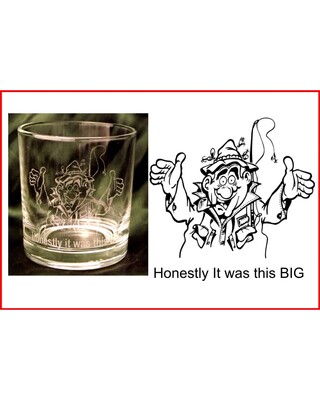 Honestly It was this BIG whisky glasses