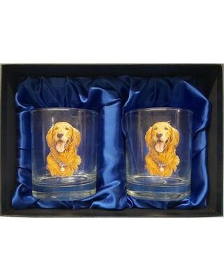 Pair American DOF's glasses with Golden Retriever image