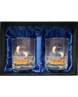 Pair American DOF's glasses with Canvas back duck image