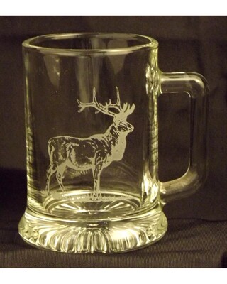 Small Engraved Tankard Red Deer