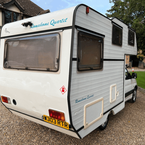 Romahome Quartet 4 Berth 4m 85cm RARE - 2000 Citroen Berlingo 1.9D - 74k Miles