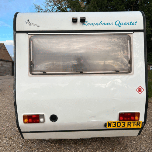 Romahome Quartet 4 Berth 4m 85cm RARE - 2000 Citroen Berlingo 1.9D - 74k Miles