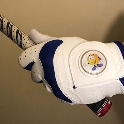 Only £14.99 for two gloves - Men's Coloured Hybrid Gloves with a FREE Ball Marker Copy