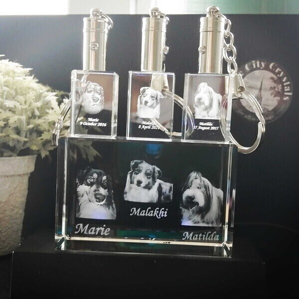 3D photo crystal print