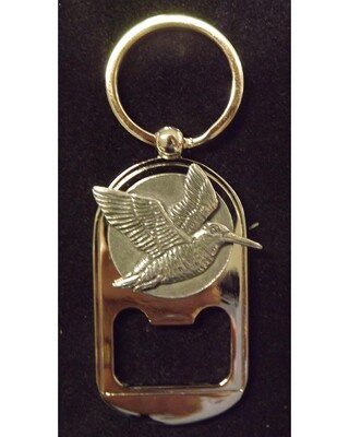 Pewter Animal Disc keyring/ bottle opener