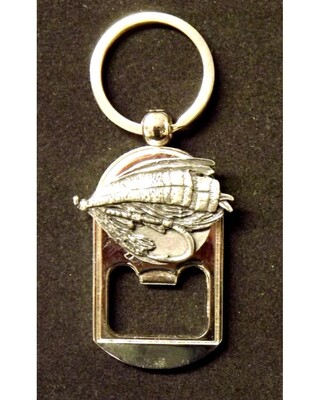 Pewter Animal Disc keyring/ bottle opener