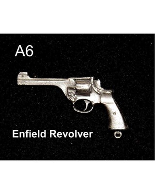 English Pewter Miniature gun lapel pins