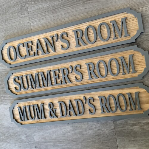 Customised Indoor Street Signs