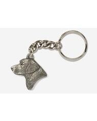 Pewter Dog Key Rings (Breeds I-Z)