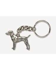 Pewter Dog Key Rings (Breeds I-Z)