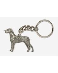 Pewter Dog Key Rings (Breeds I-Z)