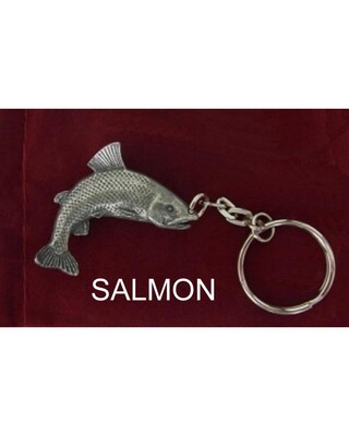 Pewter Fish Key Rings