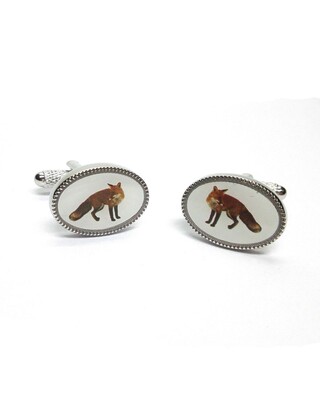 Silver/ Rhodium/ Animal/ sports/ recreations cufflinks