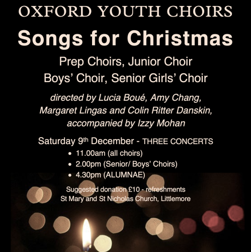Oxford Youth Choirs - Christmas Concerts 2023