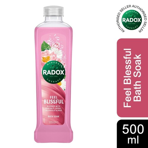 Radox Feel Blissful Bath Soak with Calendula and Rose, 500ml
