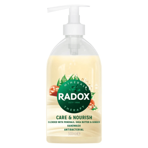 Radox Care & Nourish Anti Bacterial Pump Soap 500ml