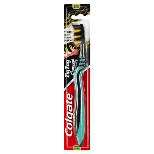 Colgate Zig Zag Charcoal Medium Toothbrush
