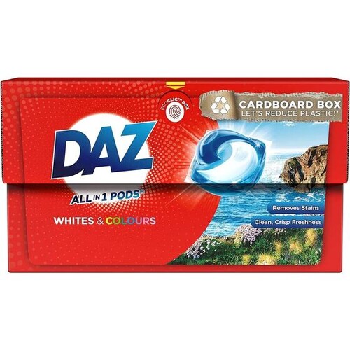 DAZ All-in-1 Pods Washing Liquid Capsules, 33W
