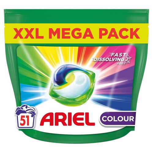 Ariel Colour All in1 pods Washing Capsules 51W