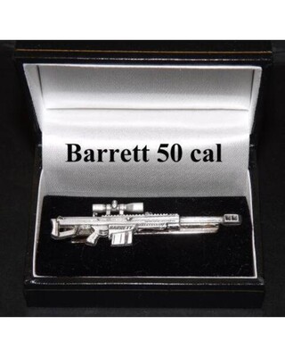 Pewter Gun/ Rifle Tie Slides