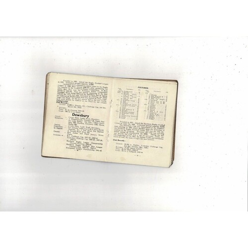 1946/47 The Rugby Football League Annual By Venturers Press Publications