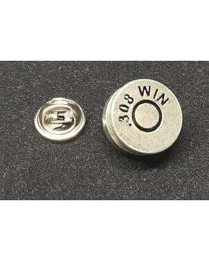 English Pewter Cartridge Head Stamp Pins