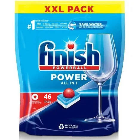 Finish Power AIO Dishwasher Tablets 46