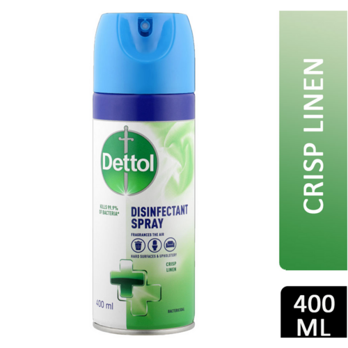 Dettol Crisp Linen Disinfectant Spray 400ml
