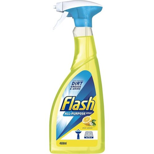 Flash Multi Purpose Spray Lemon for Hard Surfaces, 469 ml
