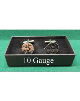 Silver Plated Sporting Caliber Head Stamp Cufflinks)