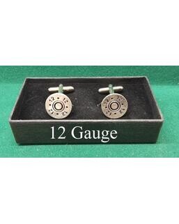 Silver Plated Sporting Caliber Head Stamp Cufflinks)