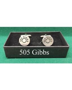 Silver Plated Sporting Caliber Head Stamp Cufflinks)